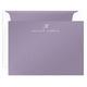 Classic Script Initial on Shimmer Flat Note Cards Image 1 of 2